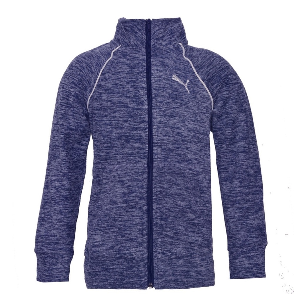 Puma Heathered Zip Up Jacket